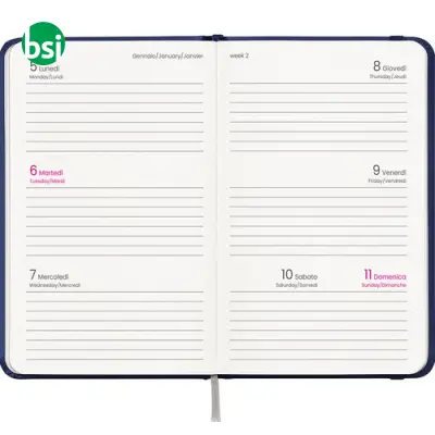 Agenda tascabile settimanale copertina cartoncino laminato - Immagine 12