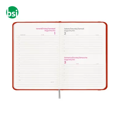 Agenda giornaliera copertina rigida in cartoncino laminato - Immagine 7