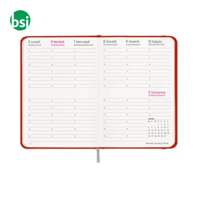 Agenda settimanale copertina rigida in cartoncino laminato - Immagine 7