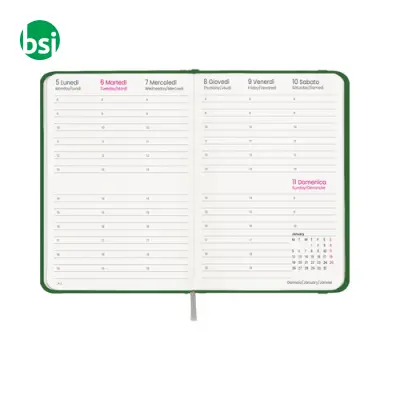 Agenda settimanale copertina rigida in cartoncino laminato - Immagine 9