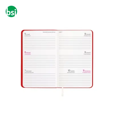 Agenda tascabile settimanale copertina in PU flessibile - Immagine 4