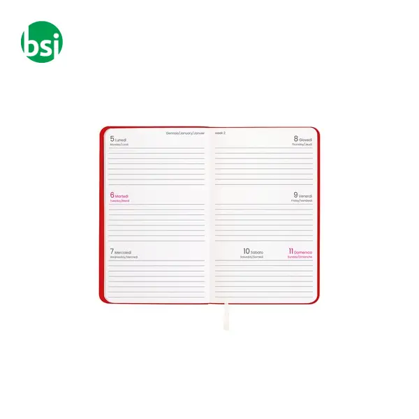 Agenda tascabile settimanale copertina in PU flessibile -  5