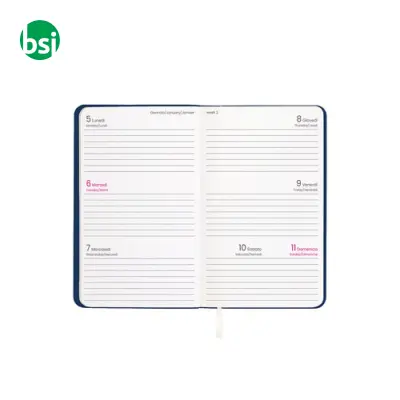 Agenda tascabile settimanale copertina in PU flessibile - Immagine 8
