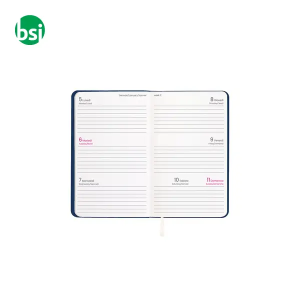 Agenda tascabile settimanale copertina in PU flessibile -  9