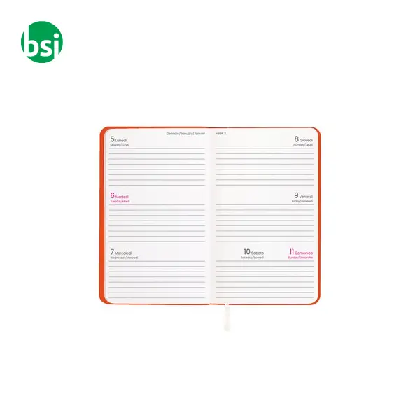 Agenda tascabile settimanale copertina in PU flessibile -  10