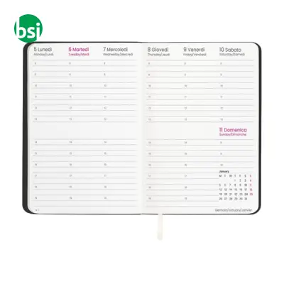 Agenda settimanale copertina flessibile in PU - Immagine 2