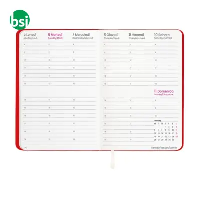Agenda settimanale copertina flessibile in PU - Immagine 5