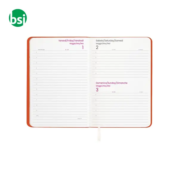 Agenda giornaliera copertina flessibile in PU termovirante -  11