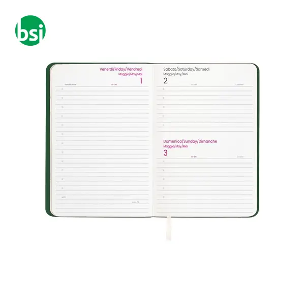 Agenda giornaliera copertina flessibile termovirante -  6