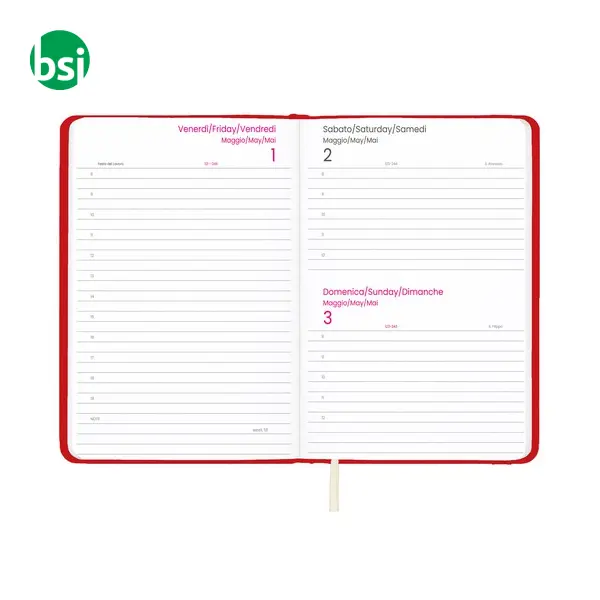 Agenda giornaliera con copertina rigida -  3