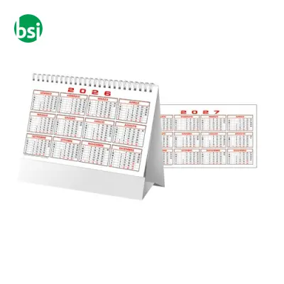 Calendario da tavolo mensile bicolore 13 fogli - Immagine 3