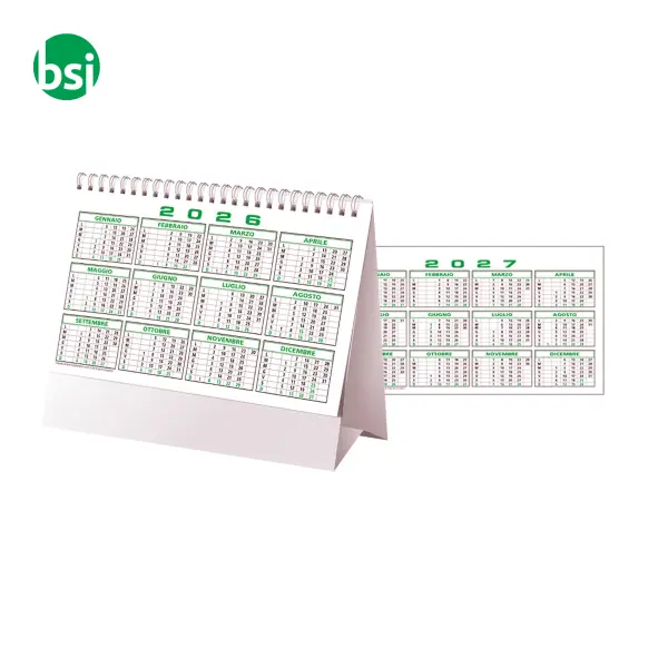 Calendario da tavolo mensile bicolore 13 fogli -  5