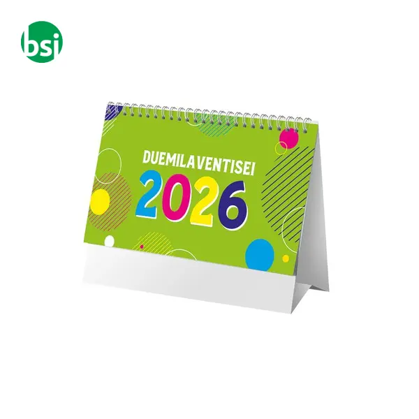 Calendario da tavolo mensile carta patinata opaca -  1