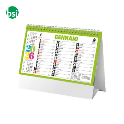 Calendario da tavolo mensile carta patinata opaca - Immagine 2