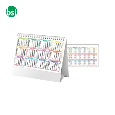 Calendario da tavolo mensile carta patinata opaca - Immagine 3
