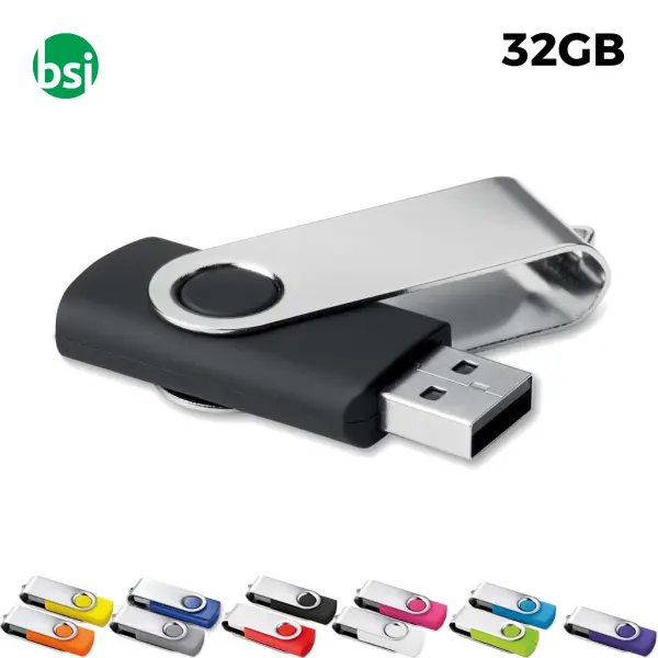 USB 32GB Flash Drive Personalizzabile - Twister -  1