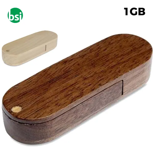 USB 1GB Flash Drive Pubblicitaria - Woody Flash -  1