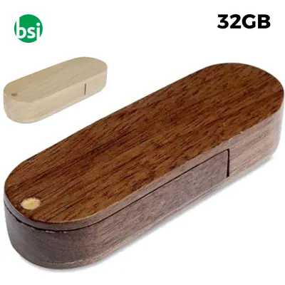 USB 32GB Chiavetta USB - Woody Flash