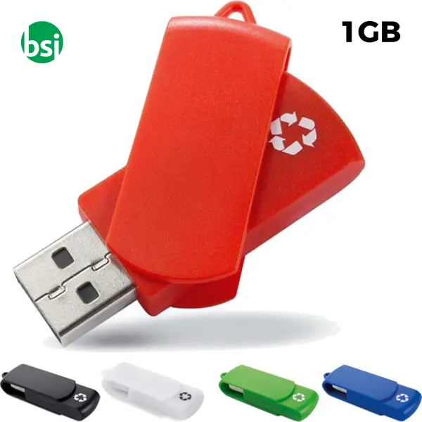 USB 1GB Chiavetta USB Promozionale - Recycloflash -  1