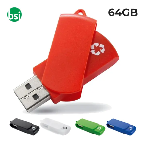 USB 64GB Chiavetta USB Personalizzabile - Recycloflash -  1