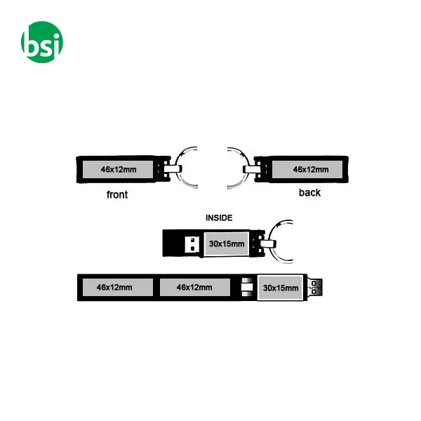 USB 2GB Chiavetta USB Pubblicitaria - Singapore -  2