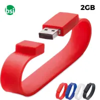 USB 2GB Flash Drive Pubblicitaria - Braccialetto