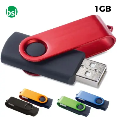 USB 1GB Flash Drive Personalizzabile - Twister Color