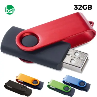 USB 32GB Flash Drive - Twister Color