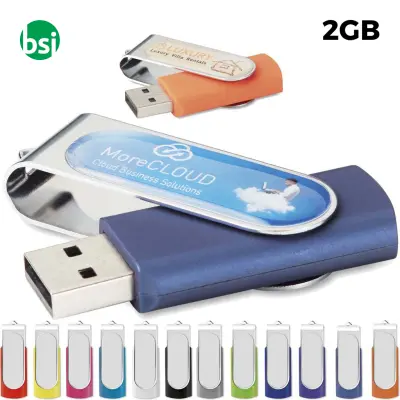 USB 2GB Flash Drive Pubblicitaria - Twister Doming
