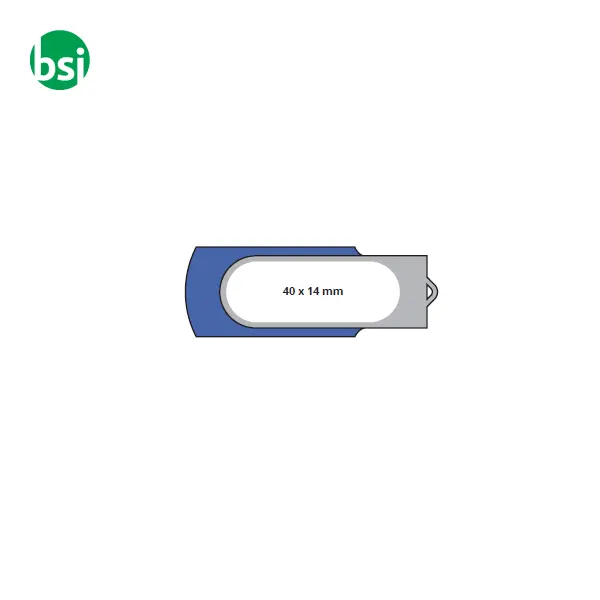 USB 1GB Flash Drive - Twister Doming -  2