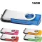 USB 16GB Flash Drive - Twister Trasparente - Anteprima 1