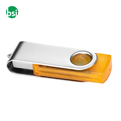 USB 1GB Chiavetta USB Promozionale - Twister Trasparente - Immagine 11