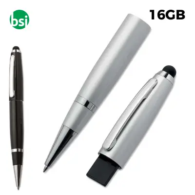 USB 16GB Flash Drive Pubblicitaria - Penna Touch