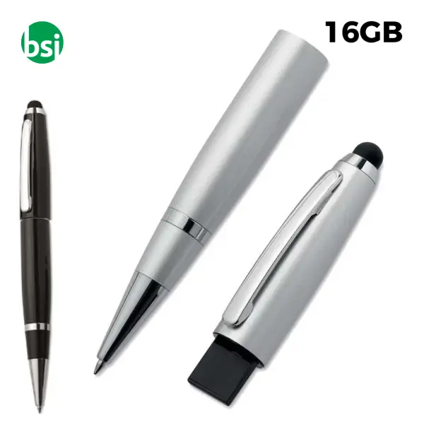 USB 16GB Flash Drive Pubblicitaria - Penna Touch -  1
