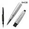 USB 64GB Flash Drive Personalizzabile - Penna Touch - Anteprima 1