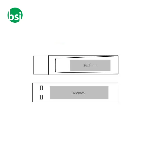 USB 1GB Chiavetta USB - Clip -  2
