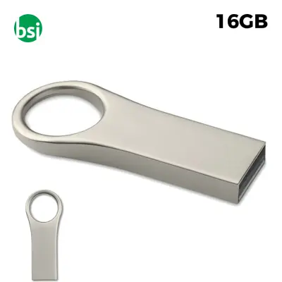 USB 16GB Flash Drive Promozionale - Aluflash Round