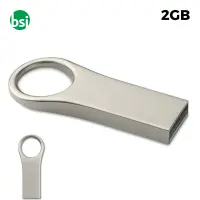 USB 2GB Chiavetta USB Personalizzabile - Aluflash Round