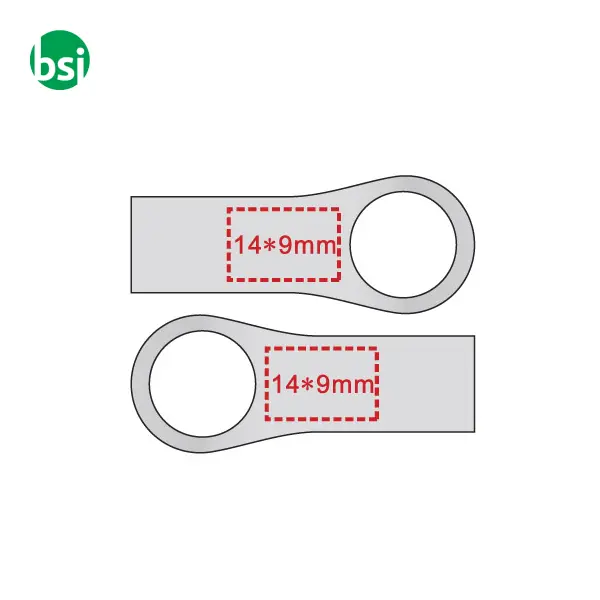 USB 1GB Flash Drive Pubblicitaria - Aluflash Round -  2