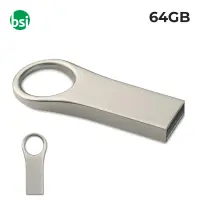 USB 64GB Chiavetta USB Pubblicitaria - Aluflash Round