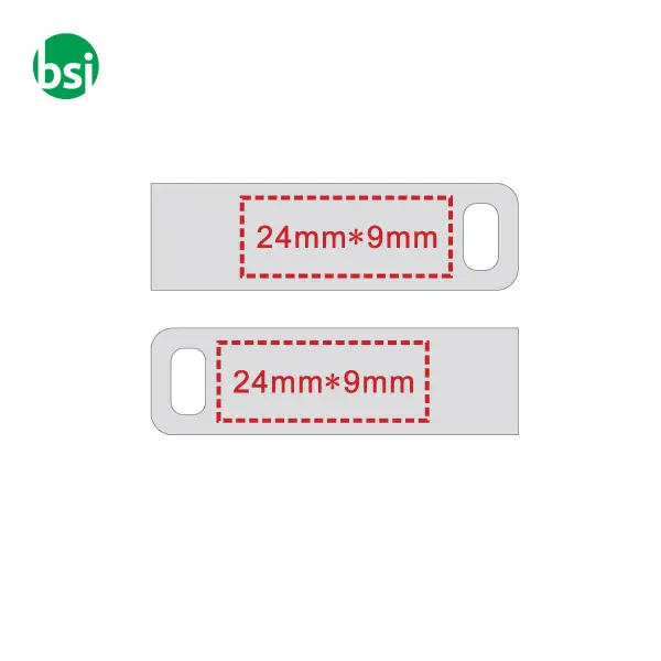 USB 64GB Flash Drive - Aluflash Square -  2