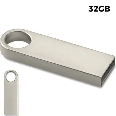 USB 32GB Flash Drive - Aluflash Roundy