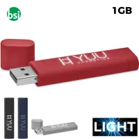 USB 1GB Chiavetta USB Personalizzabile - Logo Luminoso 3