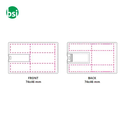 USB 64GB Flash Drive Personalizzabile - Minicard - Immagine 2
