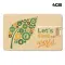 USB 4GB Flash Drive - Credit Card Paglia - Anteprima 1