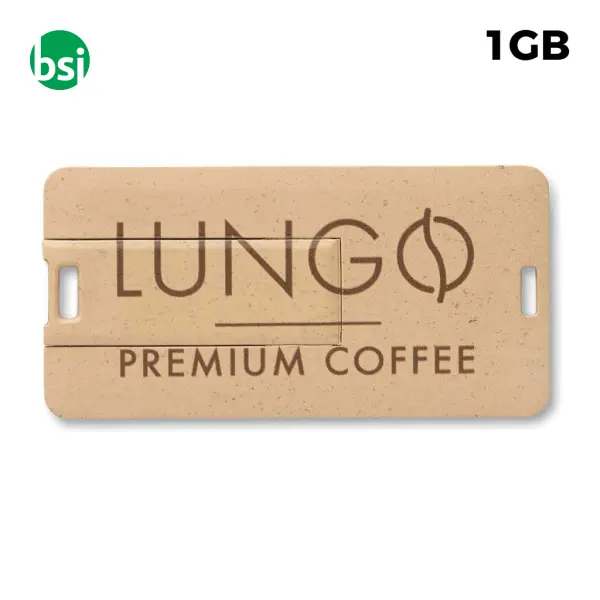 USB 1GB Chiavetta USB Pubblicitaria - Mini Sottile -  1