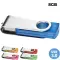 USB 8GB Flash Drive - 3.0 Twister Trasparente - Anteprima 1