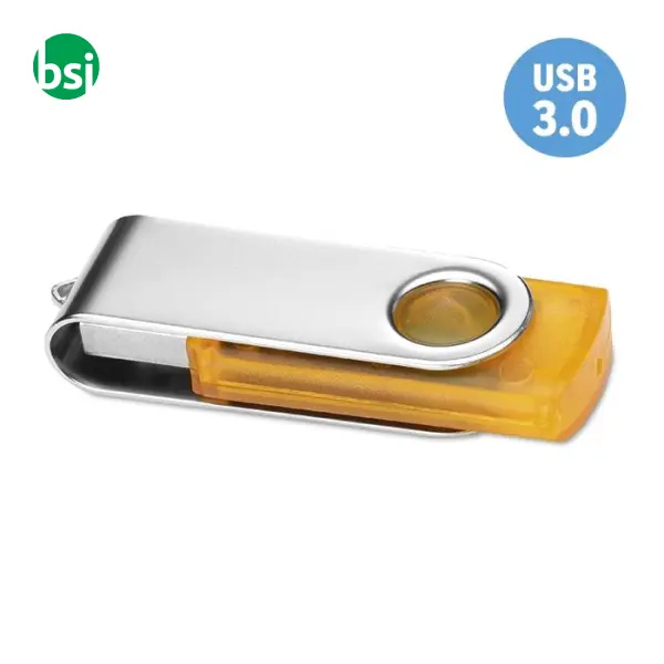 USB 32GB Chiavetta USB Personalizzabile - 3.0 Twister Trasparente -  11
