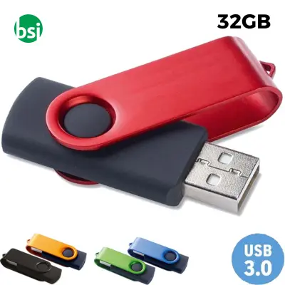USB 32GB Flash Drive Personalizzabile - 3.0 Twister Color