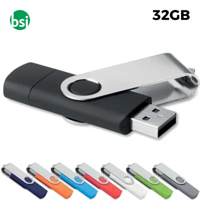 USB 32GB Flash Drive Promozionale - Twister USB-OTG